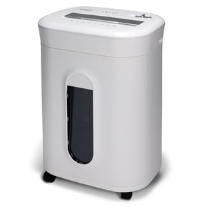 Aurora AU1060MA Niveau professionnel 10-Sheet Papier micro-coup haute sécurité et carte de crédit Shredder/ 60 Procès-verbal/niveau de sécurité P-5, Blanc, AU1060MA 10-Sheet Microcoupe haute sécurité