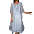 thumbnail image 2 of JUNWELL Robes pour Mère de la Mariée Ensemble Deux Pièces pour Femmes Robe Midi à Imprimé Floral avec Cardigan en Mousseline de Soie Formelle de Fête Sans Manches Grande Taille Robes d'Invitée de Mariage pour Femmes 2024 Tenue de Villégiature, 2 of 8