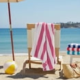 thumbnail image 3 of Serviettes de plage Mainstays à rayures Cabana, lot de 4, multicolores, 3 of 5