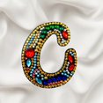 thumbnail image 2 of Porte-clés de Noël 26 Lettres Pendentif Strass, 2 of 8