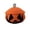 506_Orange, variant on Halloween Gingham Tote Basket New Jute Canvas Bucket Halloween Decoration Gifts