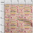 thumbnail image 2 of oneOone Cotton Flex Pale Pink Fabric Text Sewing Craft Projects Fabric Prints By Yard 40 Inch Wide, 2 of 5