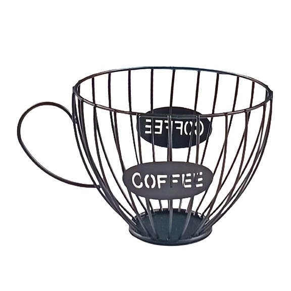 Organisateur de Dosettes de Café pour Bar, Cuisine, Fruits, Collation, Rangement, Gain de Place, Noir