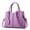 Purple, variant on Women Satchel Bags Handle Shoulder Handbags Purses Leather Crossbody Bags