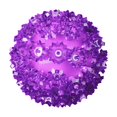 thumbnail image 2 of Novelty Lights 6in 50 LED Purple Starlight Sphere, Ornament Ball Light, 2 of 8