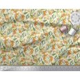 thumbnail image 2 of Soimoi Polyester Crepe Fabric Cactus,Leaves & Tropical Flower Floral Print Sewing Fabric Yard 42 Inch Wide, 2 of 3