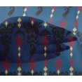 thumbnail image 4 of oneOone Tissu en Viscose Chiffon Rayé & Paisley Imprimé Ikat 42 Pouces de Large, 4 of 4