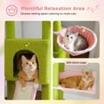 thumbnail image 3 of PAWZ Road Arbre à Chat du Plancher au Plafond de 90,5 à 100,4 Pouces Tour d'Arbre à Chat Réglable pour Chats Griffoir Rose, 3 of 6