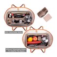 thumbnail image 2 of pitrice Felt Insert Bag Multi-functional Travel Cosmetic Bag For Girls On Go With Fine black S 22*11*13cm 1Set, 2 of 6