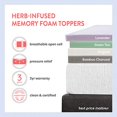 thumbnail image 5 of Best Price Mattress 2.5 Inch Ventilated Memory Foam Mattress Topper, CertiPUR-US Certified, King, 5 of 5