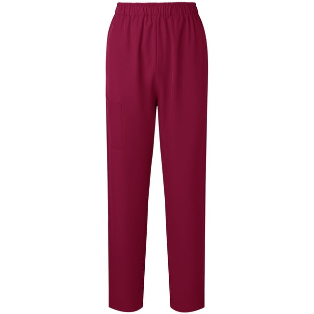 Wensltd Womens Protective Suit Work Pants Elastic Waist Straight Pants