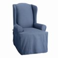 thumbnail image 1 of Sure Fit Cotton Duck Wing Chair Slipcover, 1 of 3