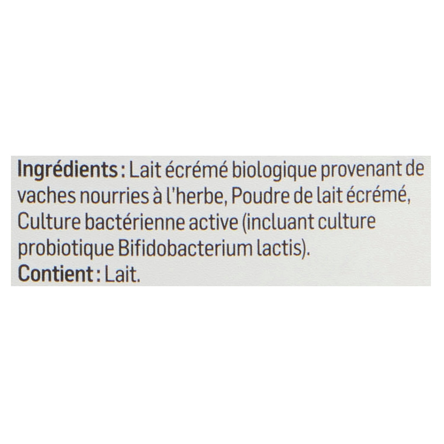 Olympic Yogourt Biologique Nature 0 %, 1.75kg
