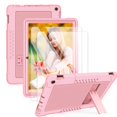 thumbnail image 1 of Mignova pour Fire HD 10 Case, Heavy-Duty Drop-Proof Shock-Resistant Rugged Protective Case (avec Support) pour All-New Amazon Fire HD 10 & Fire HD 10 Plus (11e Génération, Version 2021) (Rose Gold + 2 Pack), 1 of 6