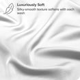 thumbnail image 3 of Bare Home Bamboo Sheet Set - Made from Rayon Fibers - Deep Pockets - 4 Piece - Split Head Flex King, White, 3 of 7