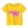 thumbnail image 3 of Hiiyo T-Shirt à Manches Courtes pour Grandes Filles, Col Ras du Cou, Imprimé de Lettres, Tailles 1-13, 3 of 3