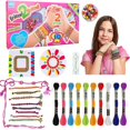 thumbnail image 1 of Kids Girls Diy Hand Rope Making Kits Bracelet Beaded Braided Toys, 1 of 5