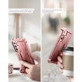 thumbnail image 3 of Dexnor for Samsung Galaxy S22 Case, [Built in Screen Protector and Kickstand] Heavy Duty Military Grade Protection Shockproof Protective Cover for Samsung Galaxy S22 5G, Rose Gold, 3 of 6