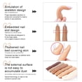 thumbnail image 3 of ziyahi Nail Art Practice Hand Bendable Fake Fingernail for Starters Print Training Makeup Salon Jewelry Display Stand Halloween Props Type 1, 3 of 7