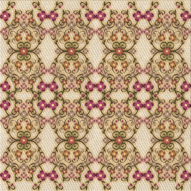 Ahgly Company Tapis d'Intérieur Lavable à la Machine, Carré, Transitionnel, Brun Pâle, Tapis de Zone, 8 Pieds Carré