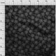 thumbnail image 3 of oneOone Cotton Poplin Gray Fabric Tropical Palm Tree Sewing Material Print Fabric By The Yard 56 Inch Wide, 3 of 5
