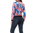 thumbnail image 3 of INSPIRE CHIC Blouson Bomber pour Femme Coupe Ajustée Léger à Fermeture Éclair Bleu Lac TP, 3 of 7