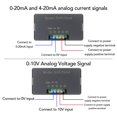thumbnail image 3 of Générateur 0-10V 0/4-20mA Tension de Courant Générateur de Signal Interface Simulateur Analogique Affichage Réglable 4 Chiffres pour Test de Dispositif de Débogage PLC, 3 of 7