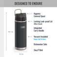 thumbnail image 2 of THERMOS, ICON Series, Stainless Steel Water Bottle w/Spout, Granite, 710mL, 2 of 9