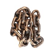 TOUMENY Funny Dog Leash Plastic Imitates Iron Chain, Exaggerated Size Fake Big Dog Chain Leash for Small Dogs Cats Puppies, Novelty Pet Leash for Chihuahua Teddy Poodle Walking
