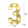 thumbnail image 2 of TopLLC Light Up Letters , LED Letters Lights Sign Alphabet And Number Big Lights Letter For Party Birthday Bar Battery Powered Christmas Decor Letter Lights on Clearance, 2 of 2