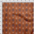 thumbnail image 3 of oneOone Silk Tabby Fabric Spiral & Floral Block Printed Craft Fabric BTY 42 Inch Wide, 3 of 4