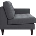 thumbnail image 4 of Modway Empress Right-Facing Upholstered Fabric Loveseat in Gray, 4 of 5