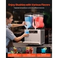 thumbnail image 3 of VEVOR Machine Commerciale à Slush 12 L X 2 Réservoir Margarita Smoothie pour Boissons Glacées, 3 of 9