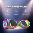 thumbnail image 4 of Hoverboard for Teens&Adults (hoverstar 2.0 System), Chrome Color & Design Color Hooverboard Bluetooth Speaker Huverboard with LED Light Flashing Wheels Self Balancing Electric Scooter by Certificated, 4 of 7