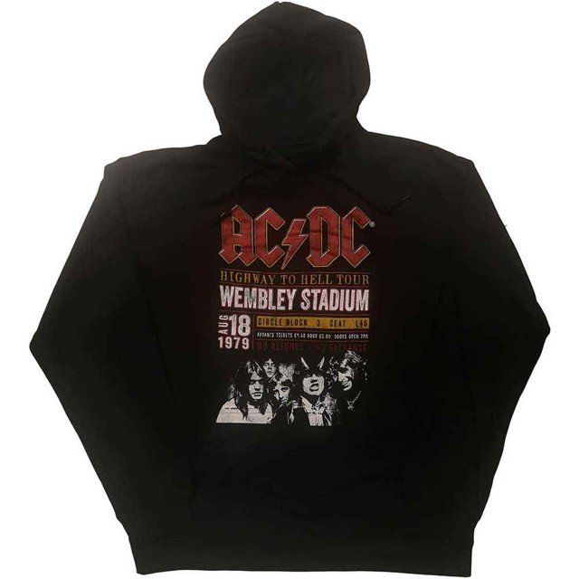 AC/DC Unisex Pullover Hoodie Sweatshirt Wembley '79