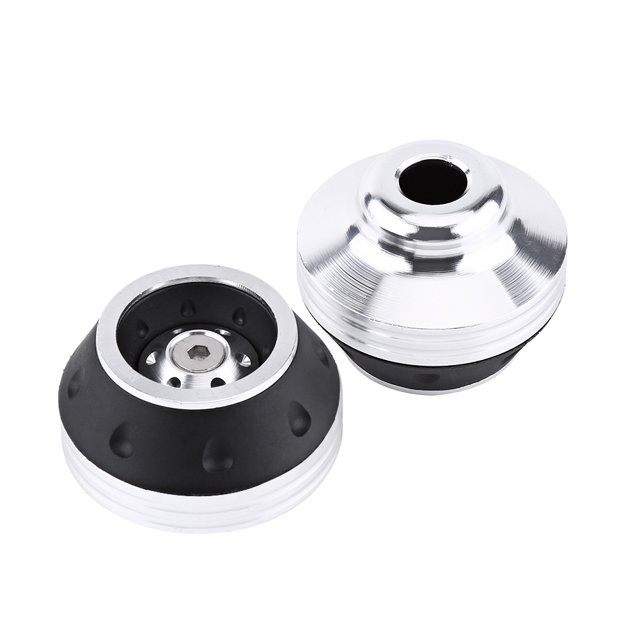Front Fork Wheel Frame Sliders for Motorcycles, Scooters, Mopeds with CNC Aluminum