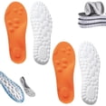 thumbnail image 1 of Footstr Insoles, Breathable Soft Foam Shoe Insole, 4D Cloud Tech Sports Insoles with Arch Support for Men, Orthopedic Shock Absorption Inserts for Running, Walking, Work Shoes(2PCS-A,4-4.5), 1 of 8