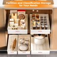 thumbnail image 4 of OUYAWEI Pull Out Cabinet Organizer,Extendable Slide Out Drawers for Cabinets,Heavy Duty Pantry Shelves Storage and Organization,Cabinet Roll Out Drawers for Kitchen Pantry Large,white, 4 of 9