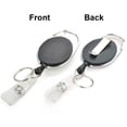 thumbnail image 4 of Officeship 100PCS Packed Retractable Badge Reel Carabiner ID Name Tag-Opaque Pink, 4 of 8