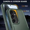 thumbnail image 2 of KOMI for Samsung Galaxy S25 Plus Case with HD Screen Protector, 10 FT Military Grade Drop Protection, Anti-Slip Phone Case, Blackish Green, 2 of 5