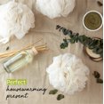thumbnail image 2 of Seaweed Extract Bath Shower Loofah Sponge Pouf Body Scrubber Exfoliator (Set of 3), 2 of 7