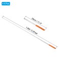 thumbnail image 2 of Unique Bargains 1.6M/5.2ft Telescopic Handheld Flagpoles, 4Pcs Teachers Pointer Stick Orange, 2 of 7