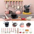 thumbnail image 2 of Dmlowu Play Kitchen Accessories, Kitchen Toddler Toys with Pots & Pans Set, Utensils Cookware, Preschool Learning Education Play Food Sets for Kids Kitchen Set, 2 of 8