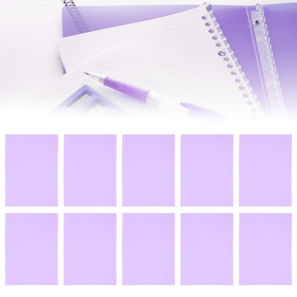 Demonsen 20Pcs Sheet Protector Paper Binding Cover Matte A4 30 Holes PP Plastic for Presentation,Binding Presentation Cover,Paper Protector