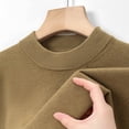 thumbnail image 4 of TIMIFIS Mens Mock Turtle Neck Sweater Long Sleeve Half Neck Pullover Thick Thermal Casual High Neck Undershirt Tops, 4 of 5
