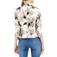 thumbnail image 3 of INSPIRE CHIC Blazer à Imprimé Floral Ouvert pour Femmes, 3 of 6