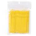 thumbnail image 2 of 100 Pcs Brosse de Mascara Jetable d'Extension, Durable Sans Charpie, Propre et Sanitaire, 4 Couleurs Micro Brosse Jetable Micro Brosse à Cils Applicateurs Micro Brosse à Mascara Colle à Cils, 2 of 5