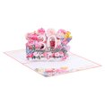 thumbnail image 1 of Uxcell 30th Birthday Card Pop-Out Birthday Card 3D Flower Bouquet Butterflies, 1 of 5