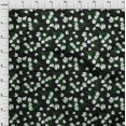 thumbnail image 4 of oneOone Velvet Green Fabric Floral Craft Projects Decor Fabric Printed By The Yard 58 Inch Wide, 4 of 4