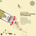 thumbnail image 4 of Ginger Garlic Seasoning 2.3 oz (65 gm) w/ Convenient Grinder Cap Spicy Savory Taste | For Cooking, Marinating Stir-Frying Roasting Baking | Non-Bioengineered Vegan Gluten Free by Pride of India, 4 of 6